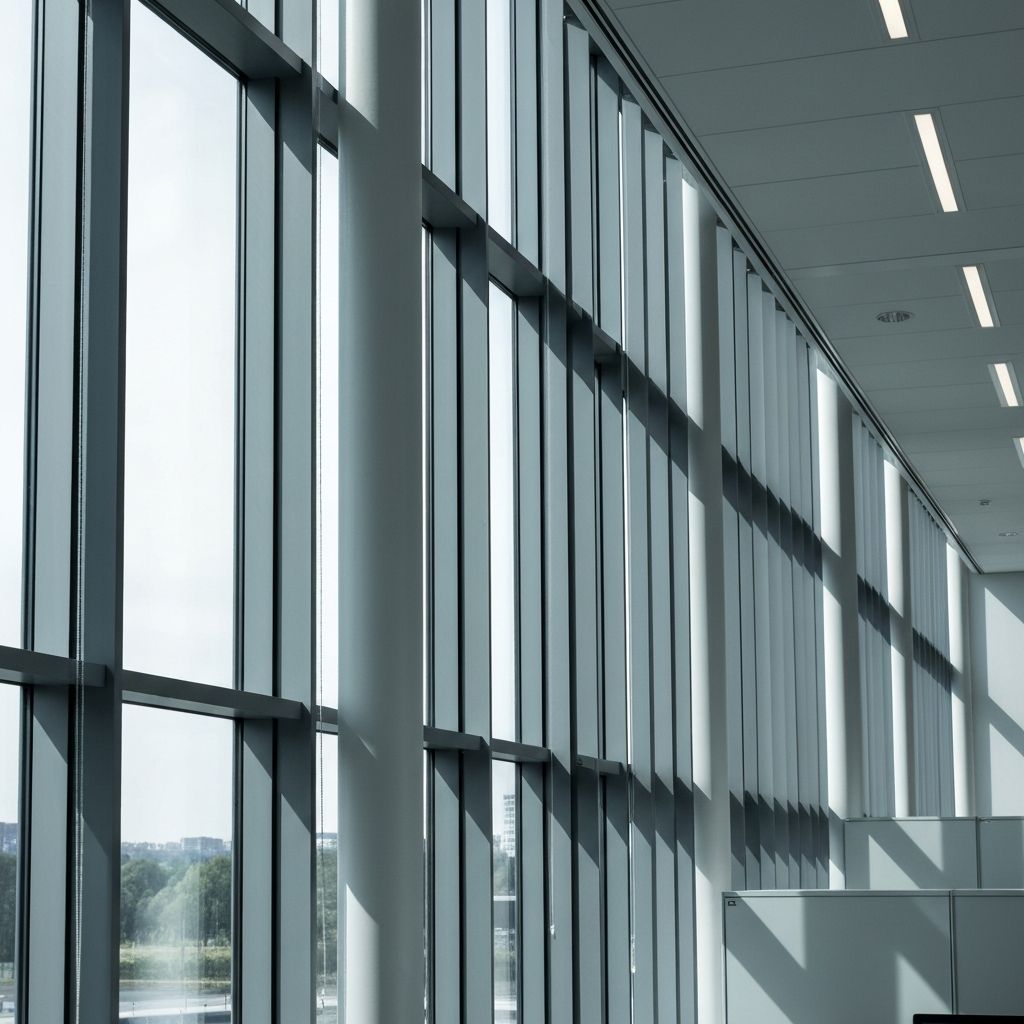 버티컬 블라인드 - 그레이